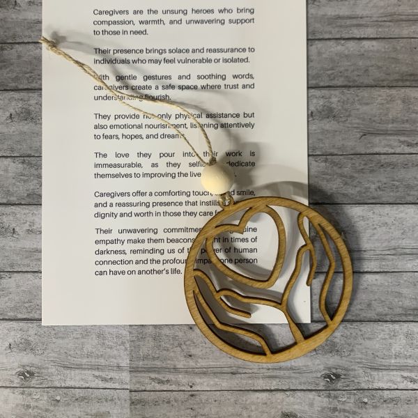 Healing Hands Nurturing Hearts Caregiver Ornament