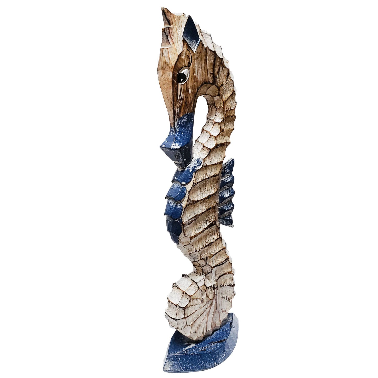 Coastal Charm Wooden Seahorse Set
