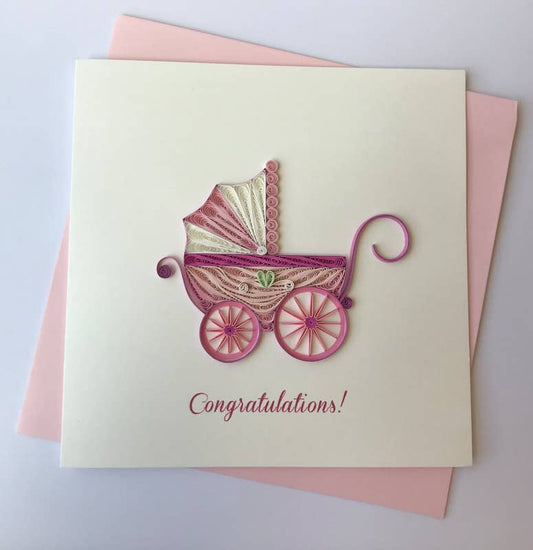 Baby Carriage Pink