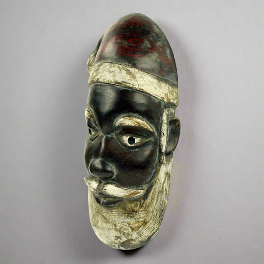 Ghanaian Santa Claus African wood mask