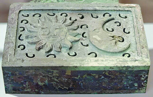 Soapstone Box Sun & Moon