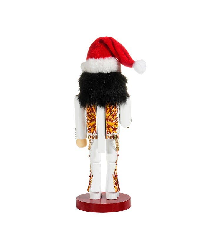 11"ELVIS IN FLAME SUIT NUTCRACKER