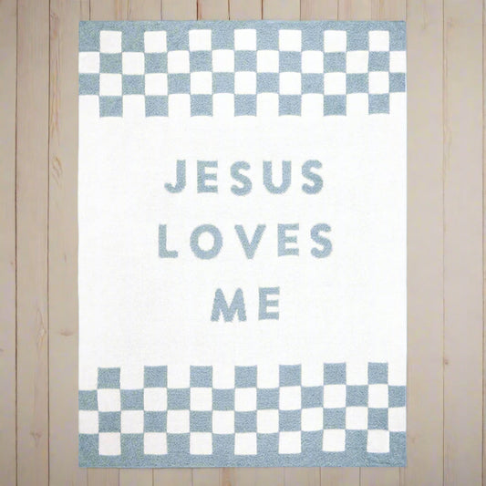 Kanodia Plush Blanket - Jesus Loves Me