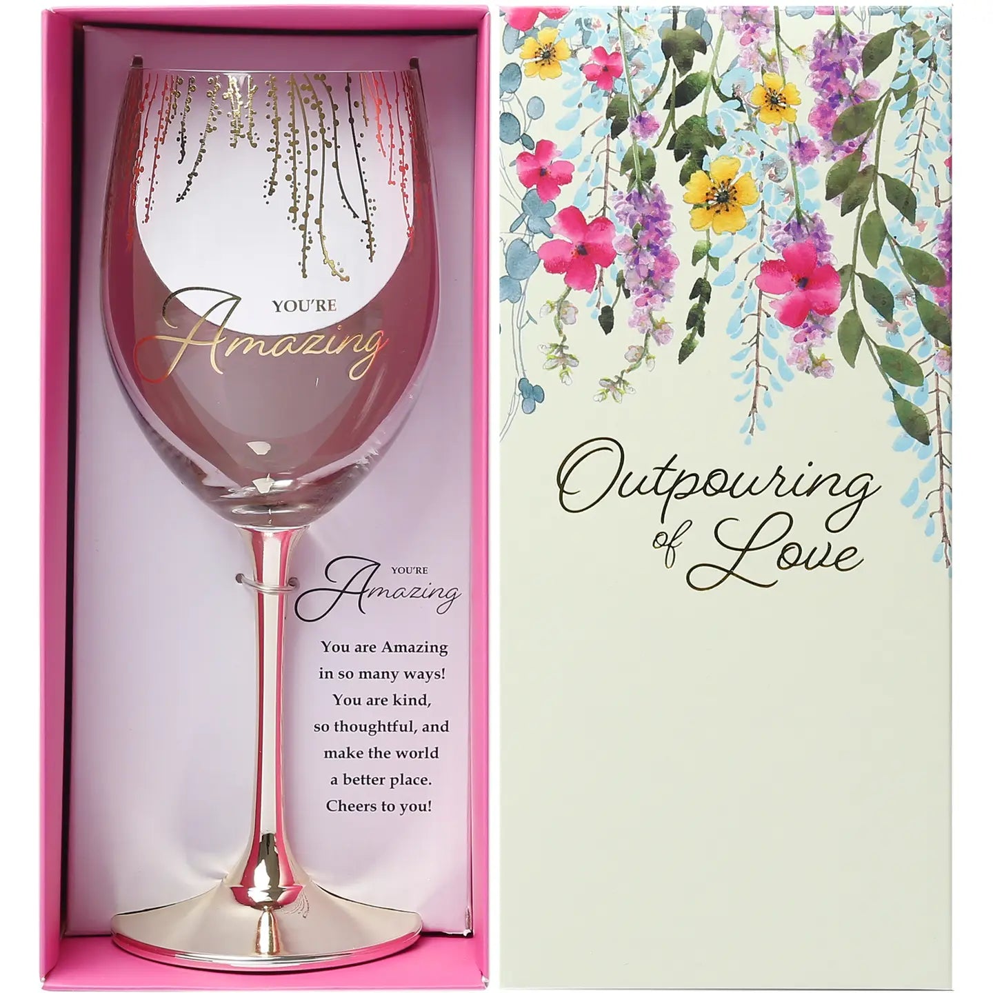Wine glass - Outpouring of Love