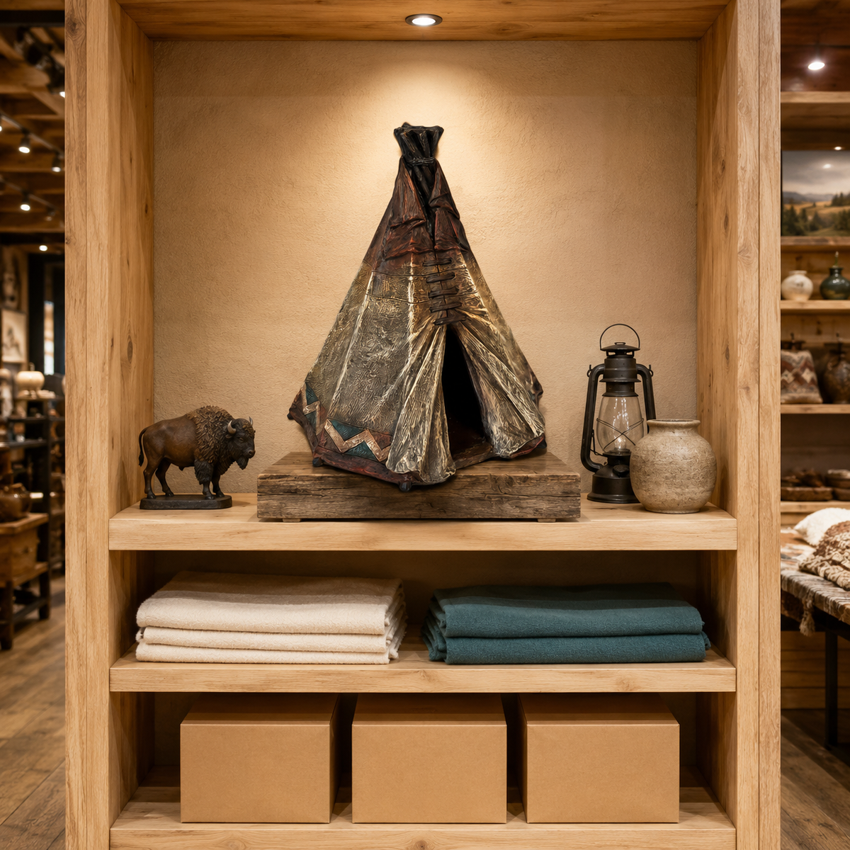 Land and Legacy Teepee Sculpture