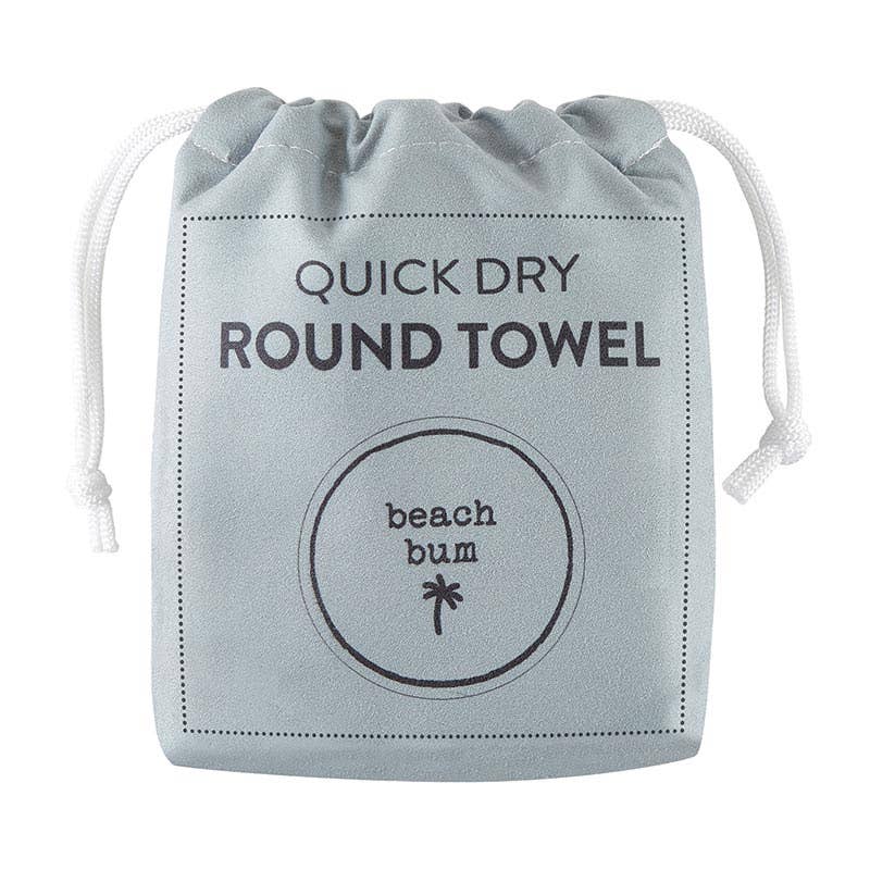 Quick Dry Round Towel - Beach Bum