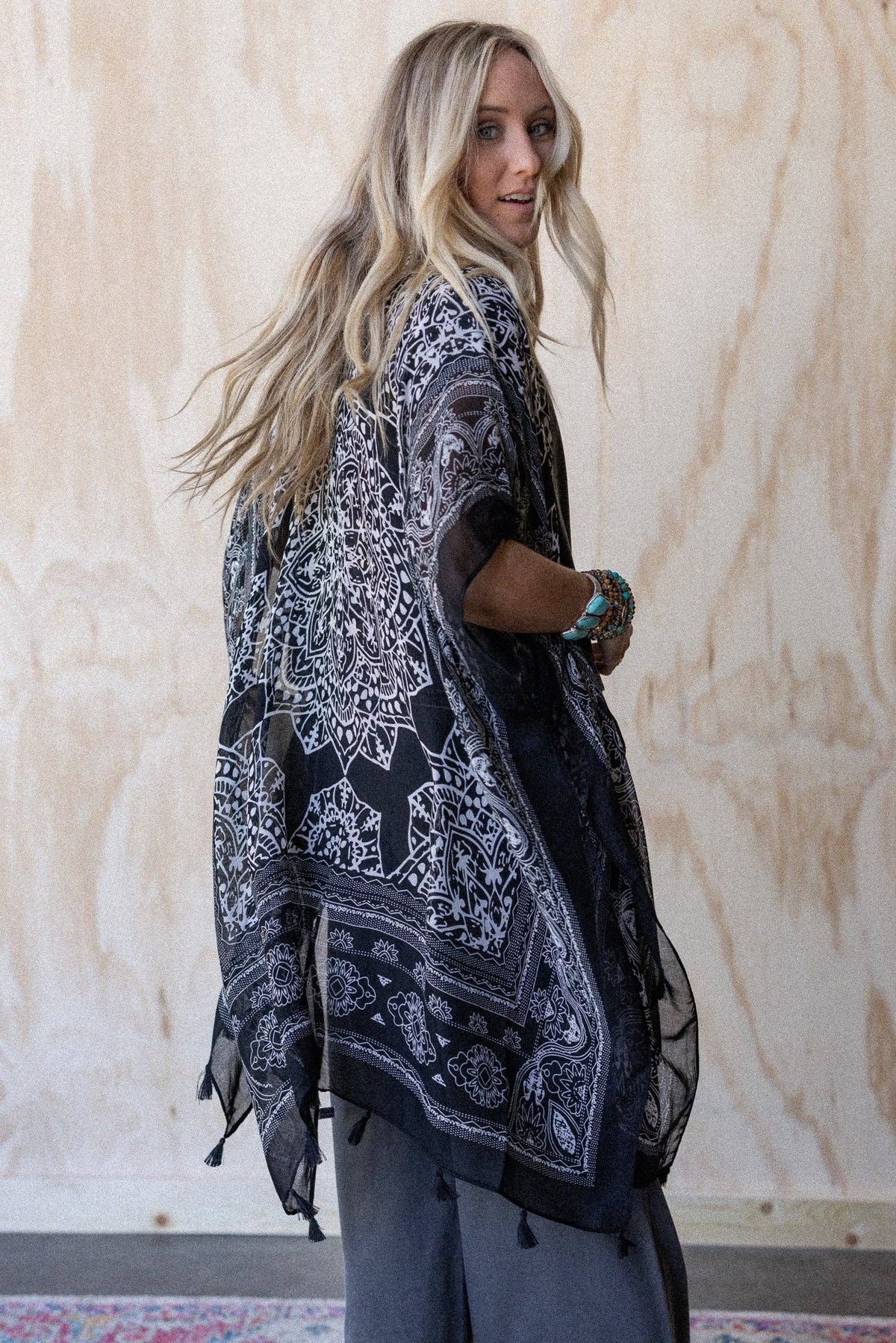Mandala Tassel Kimono