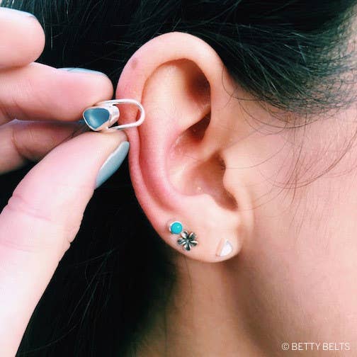 CLEO Sea Glass Ear Cuff