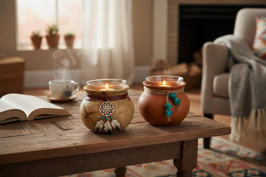 NATIVE JAR VOTIVE HOLDER SET