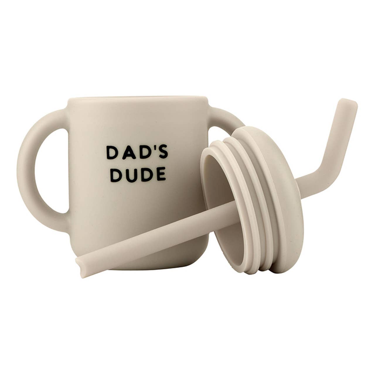 Dad Glass and Dude Sippy Cup Set
