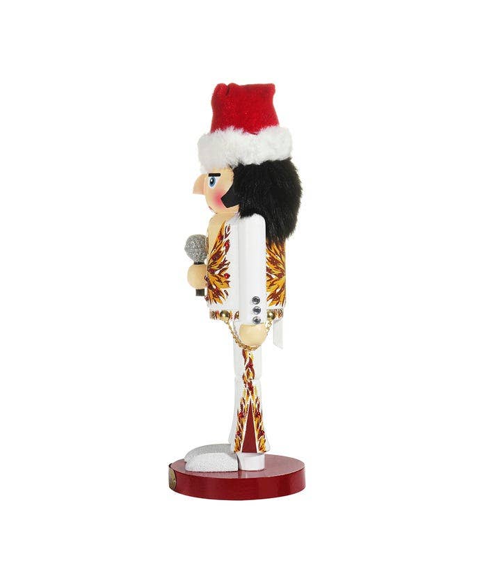 11"ELVIS IN FLAME SUIT NUTCRACKER