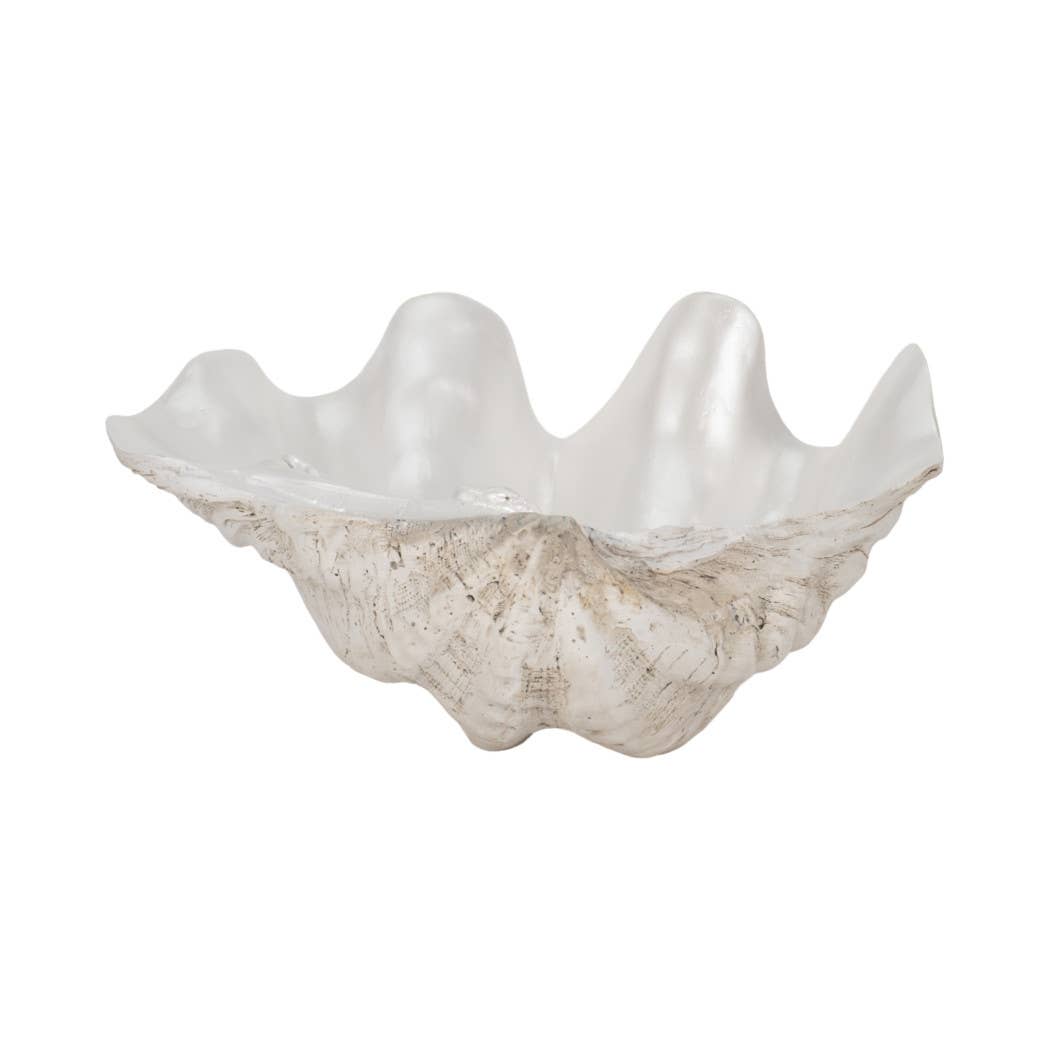 Ivory Resin Coastal Pearlized Shell