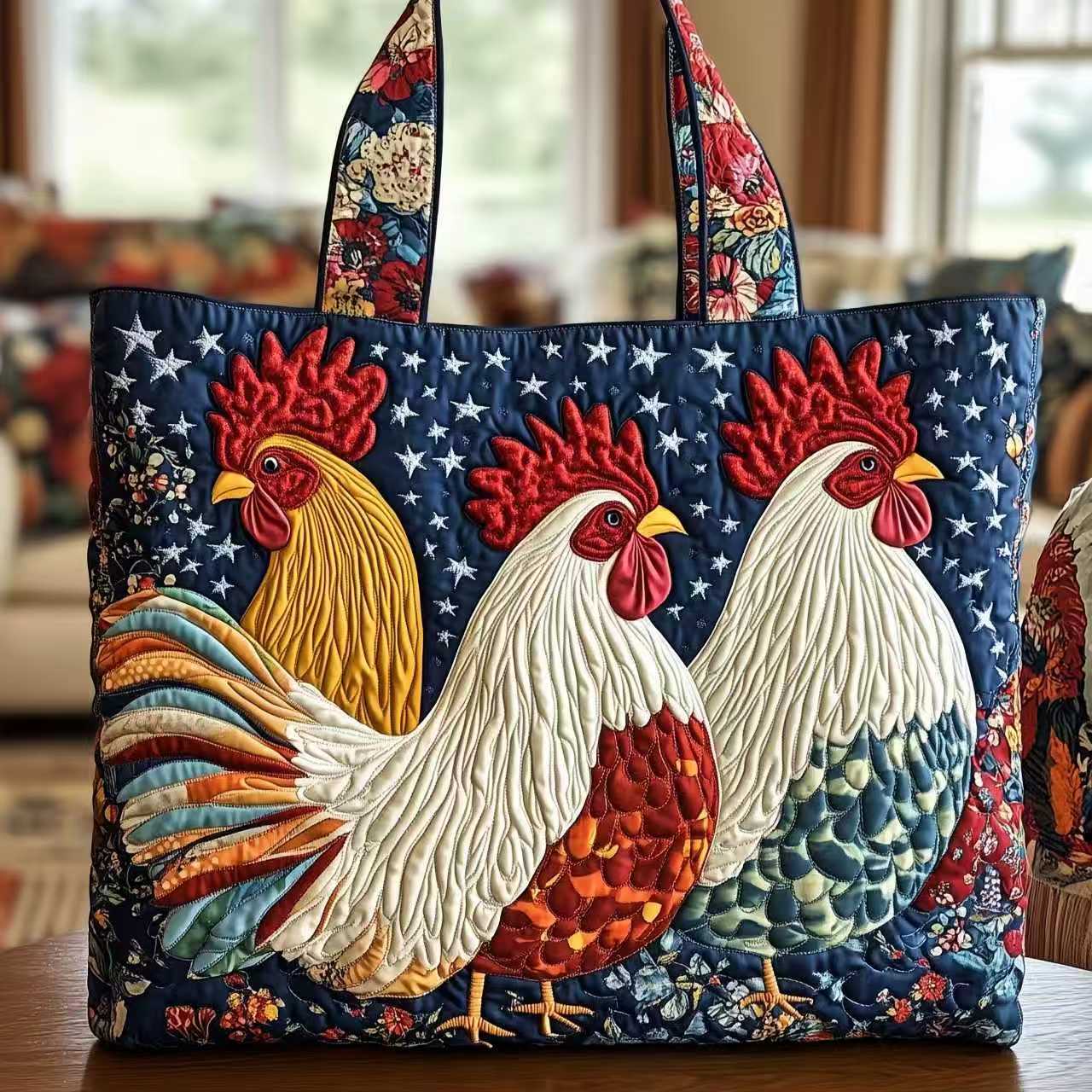 Canvas Print Tote Shoulder Bag