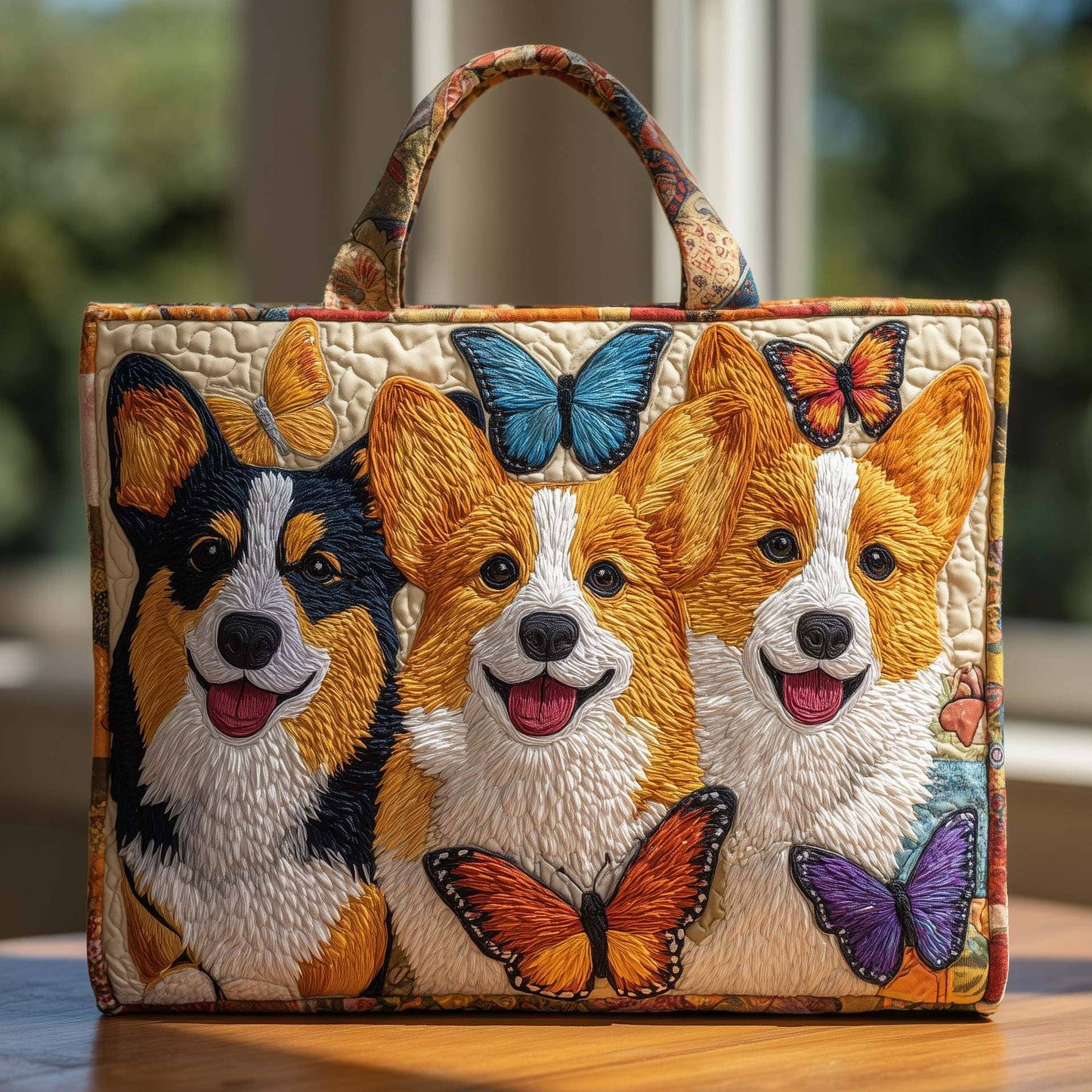 Canvas Print Tote Shoulder Bag