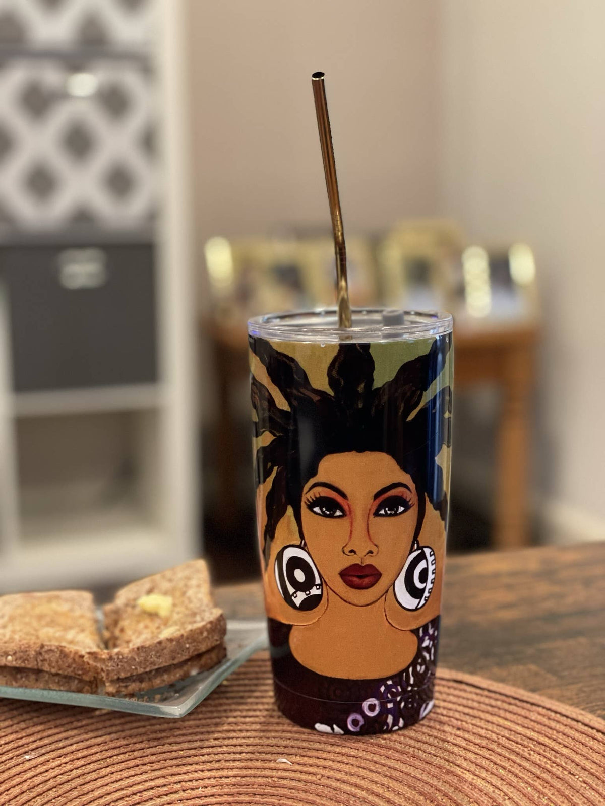Stainless Steel Travel Tumbler "Live A Good Life On Purpose"