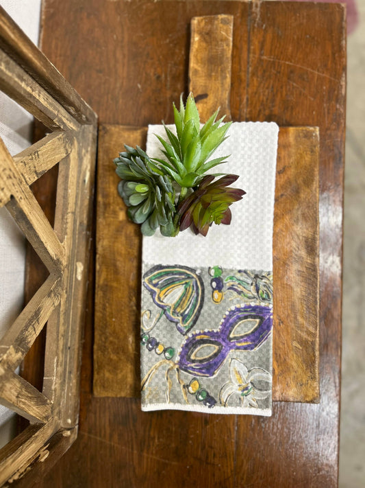 Mardi Gras Fun Towel