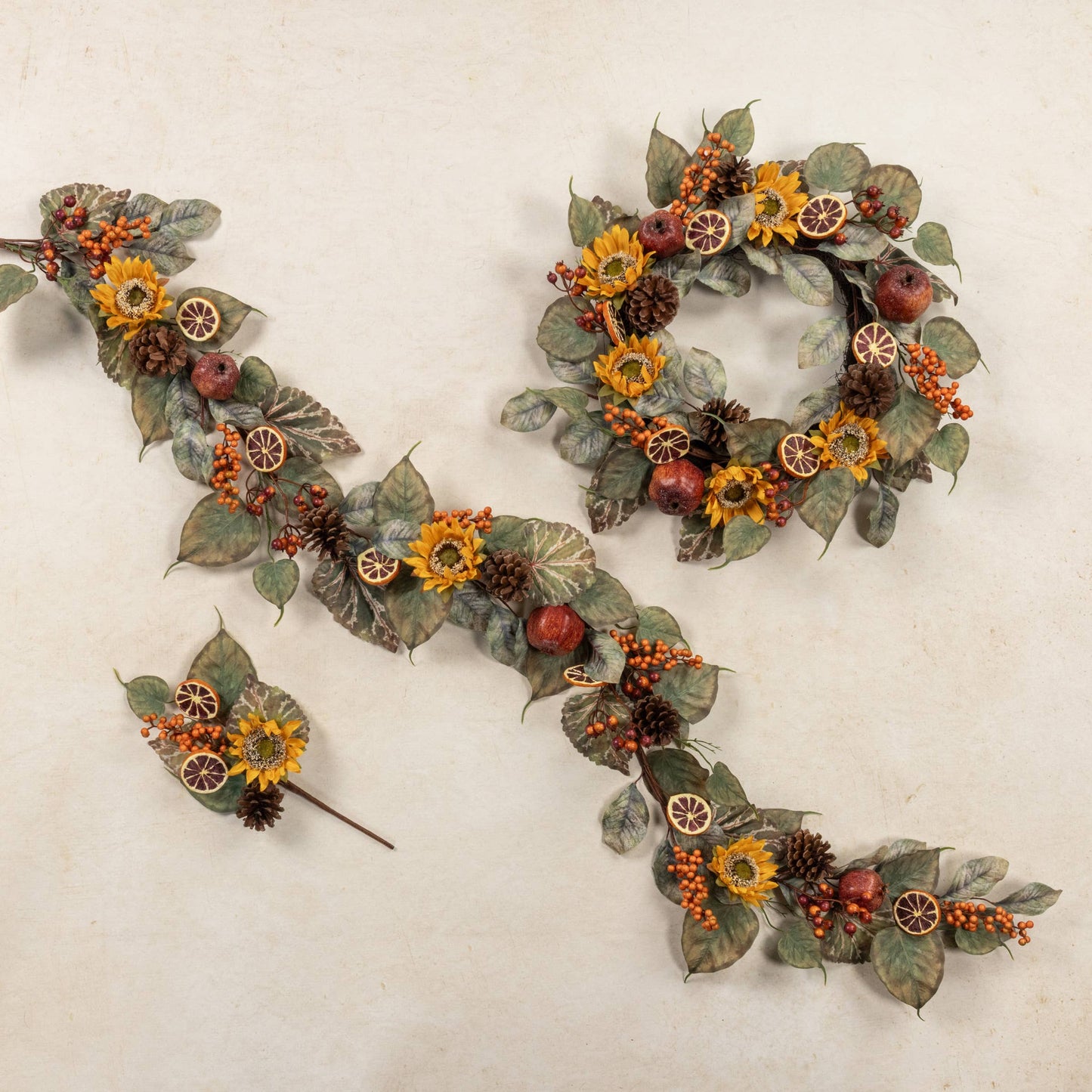 ORANGE SLICE & SUNFLOWER GARLAND