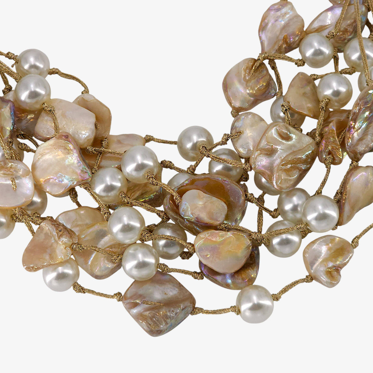 Chunky Shell & Pearl Necklace