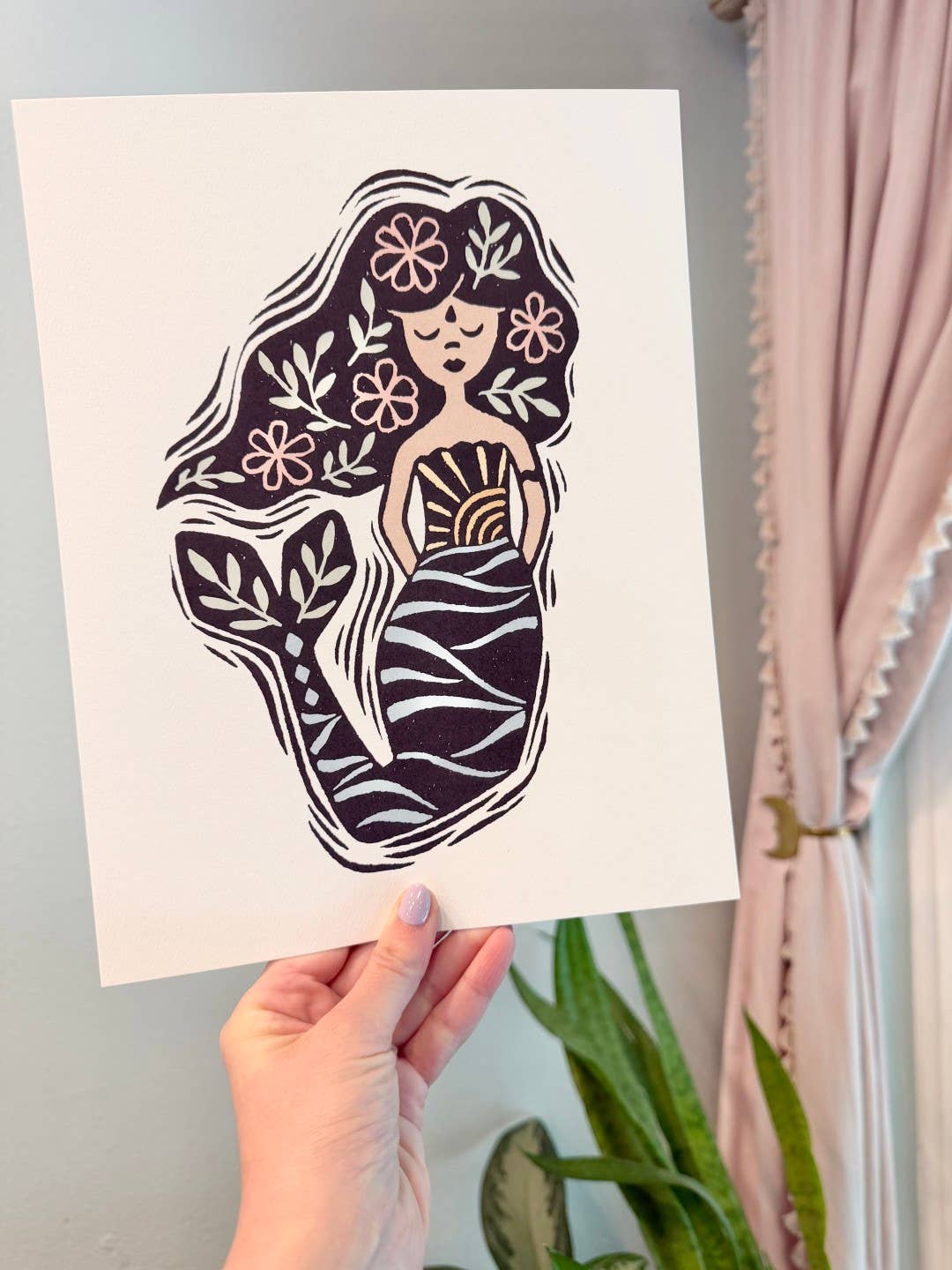 Soul of the Sea Art Print, Mermaid Wall Art