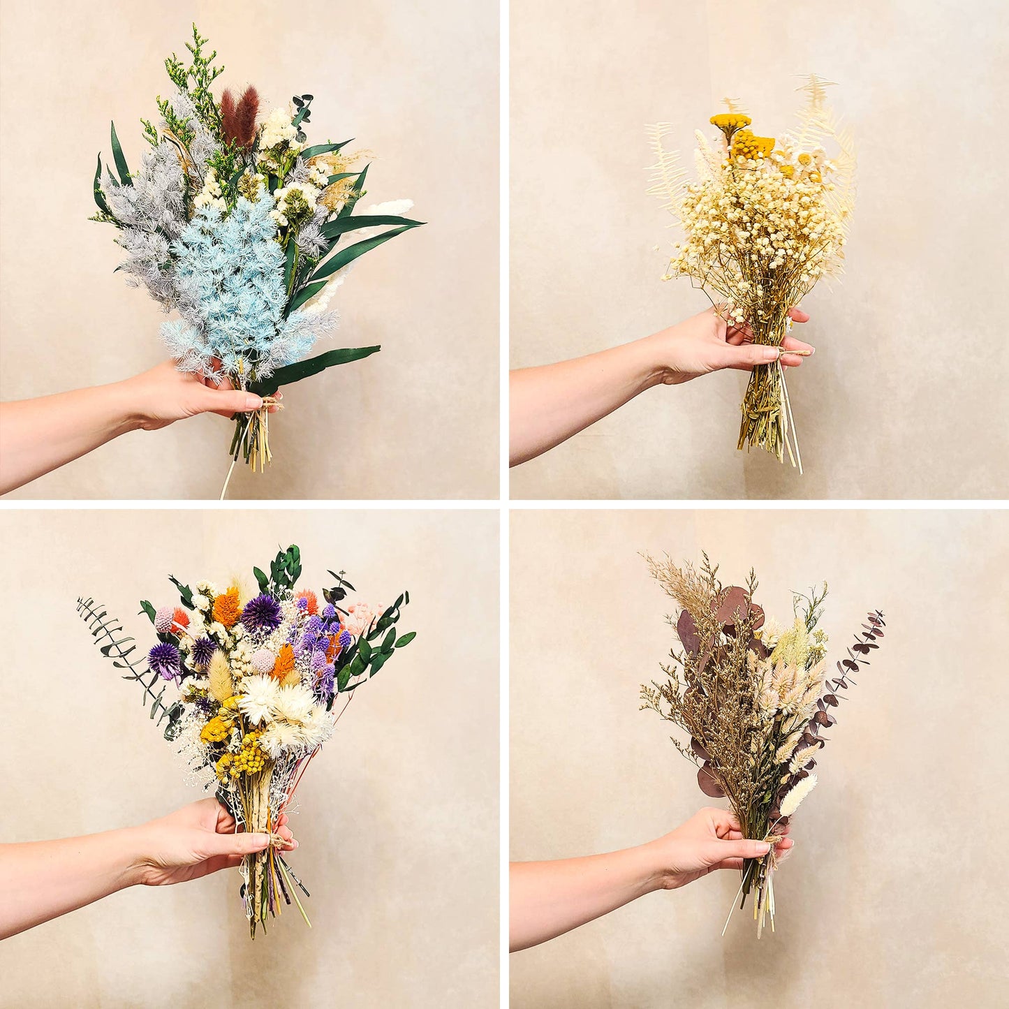 Dried Bouquet Gift Box with Bottle Vase (Large)