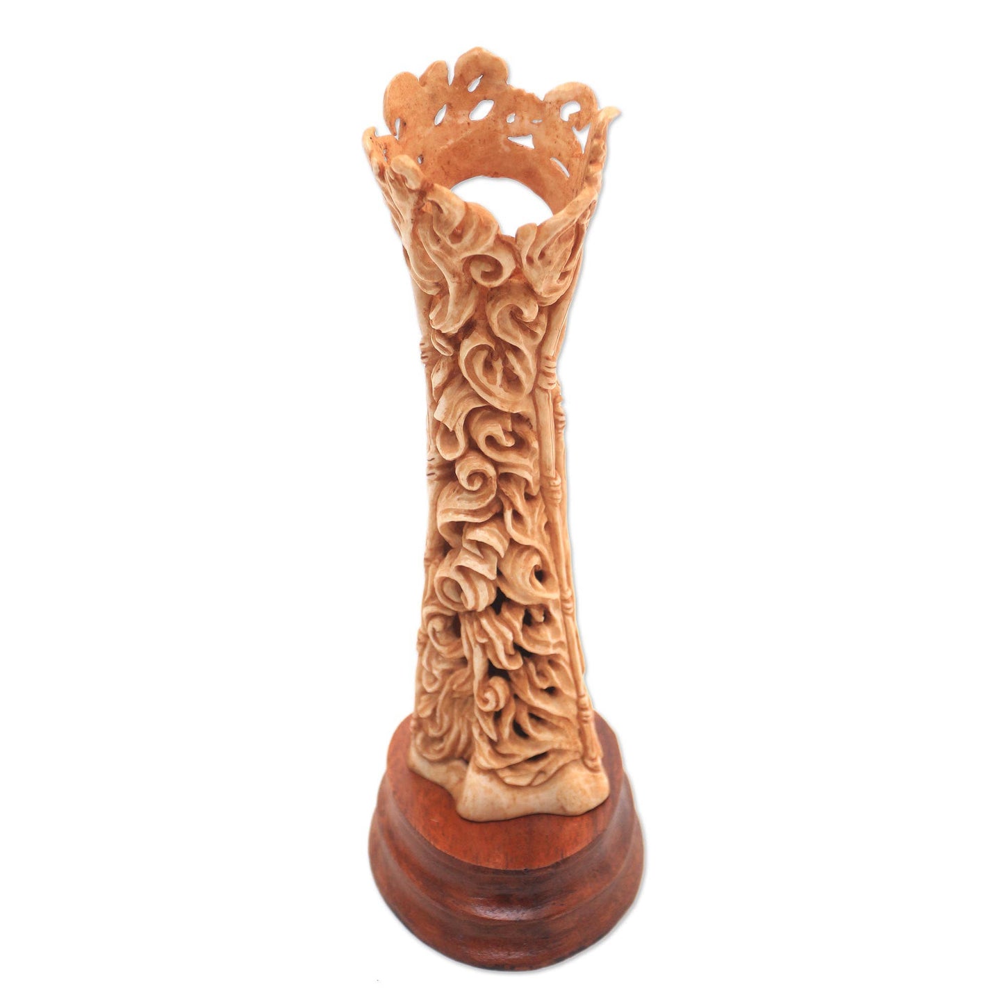 Handmade Birth Of Jesus Bone Nativity Sculpture