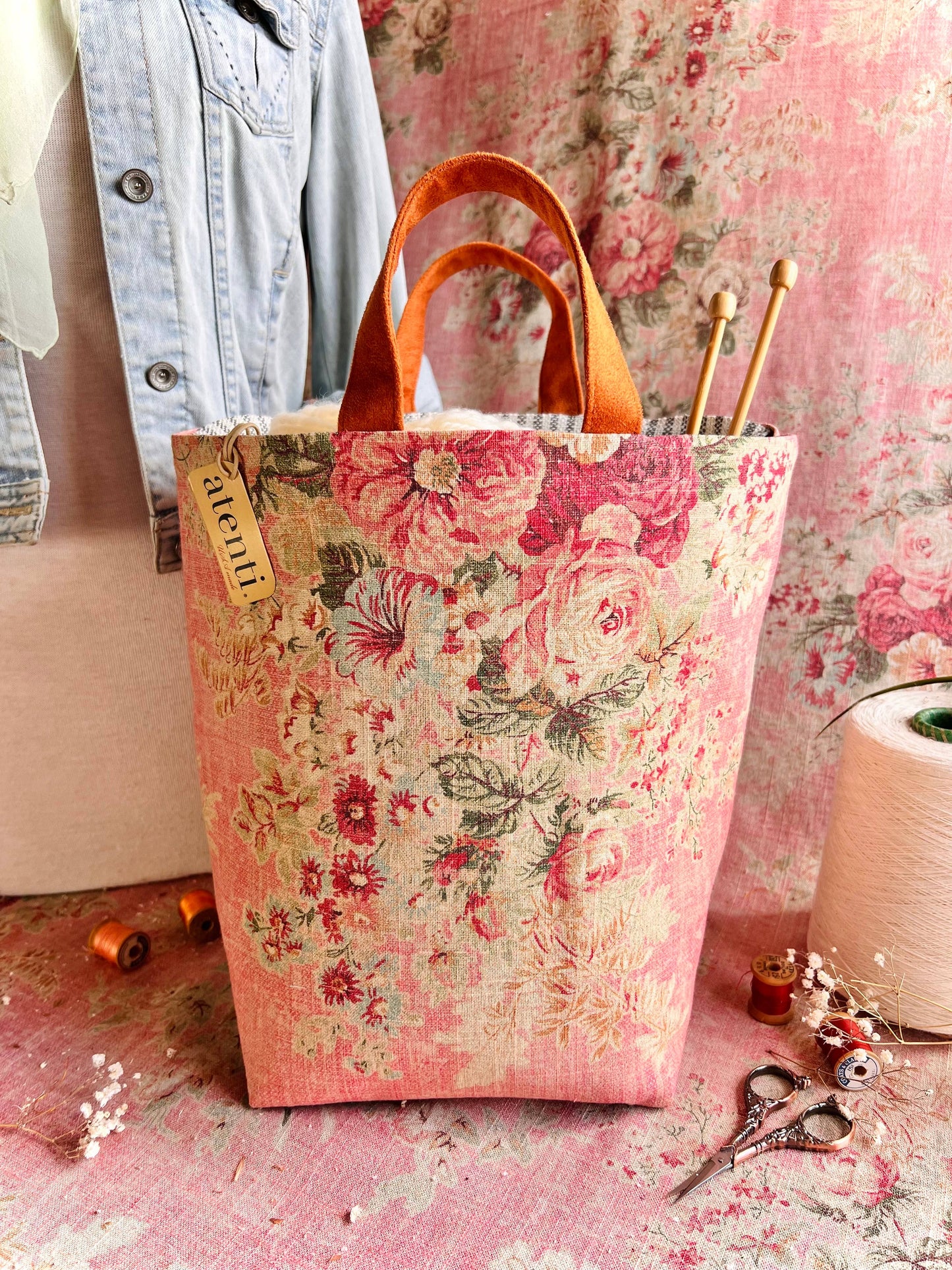 Rosewood Hope Basket Project Bag