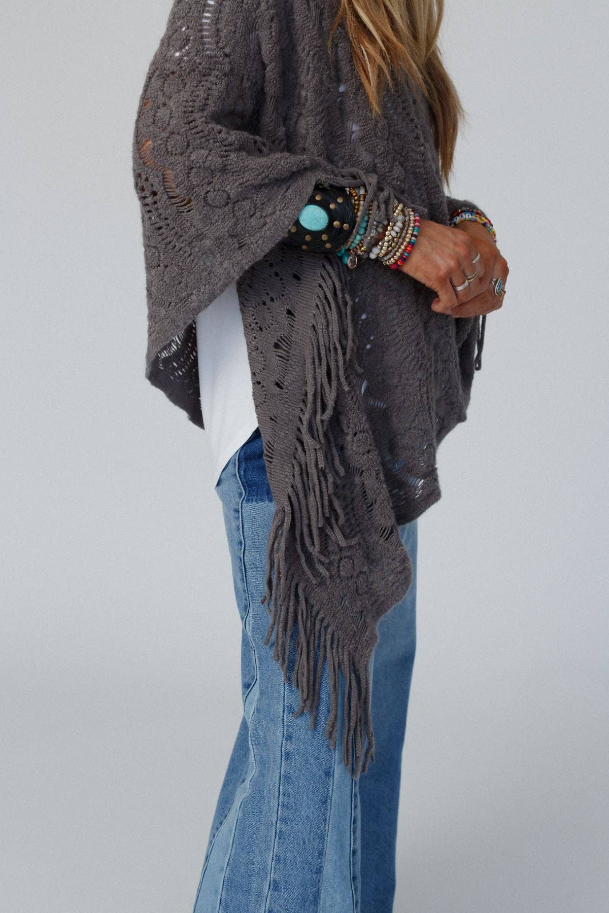 Sea Beyond Lace Poncho