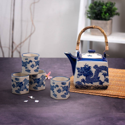 Oriental Dragon Tea Set