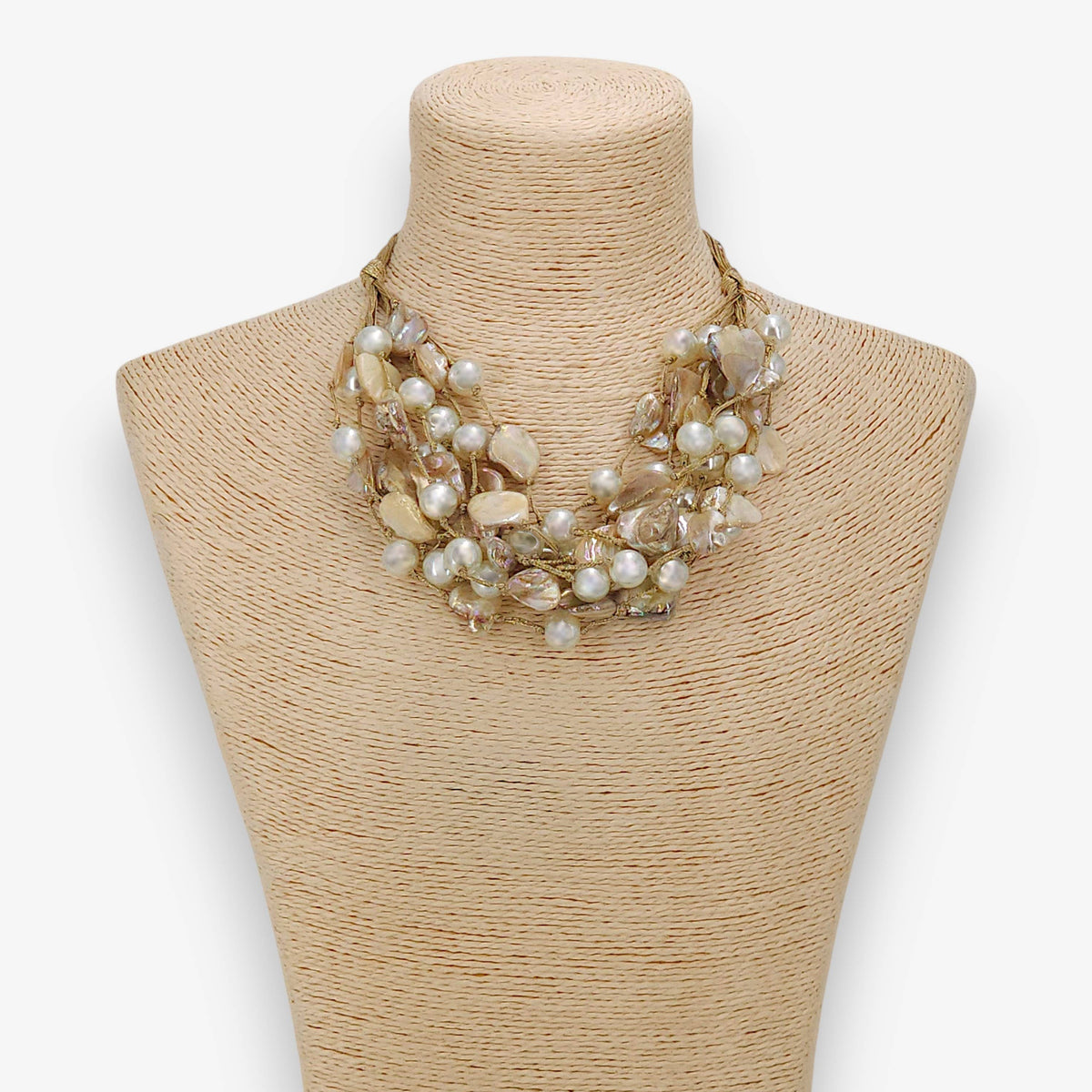 Chunky Shell & Pearl Necklace