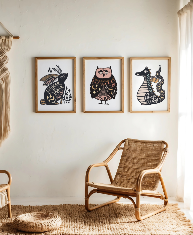 Daring Dragon Art Print, Motivational Wall Art