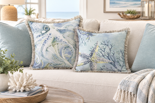 Sea Animal Design Pillow