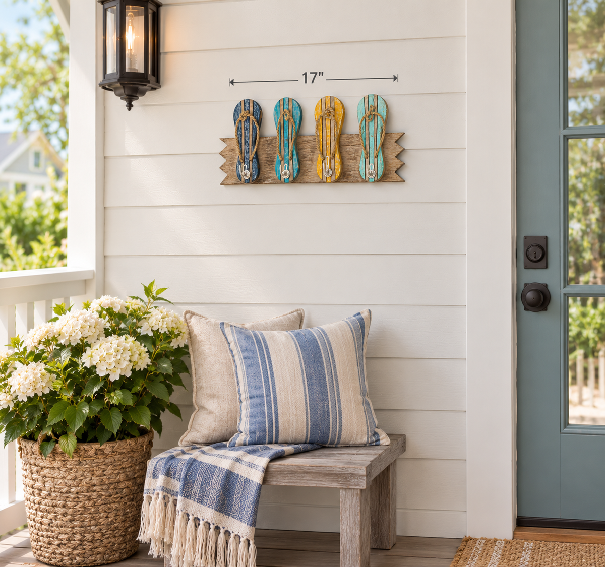 4 PEG FLIP FLOP COAT HANGER