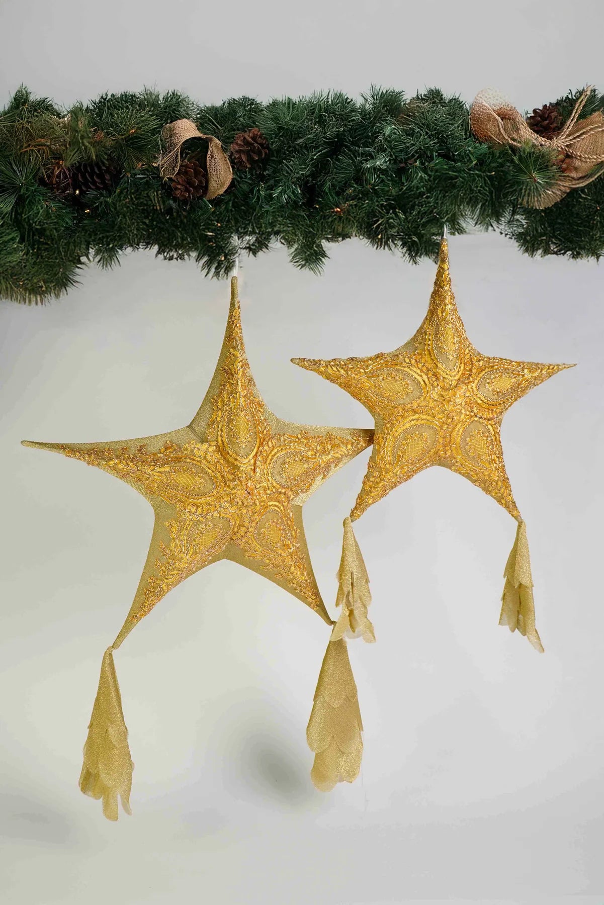 Handcrafted Foldable Christmas Lace Parol