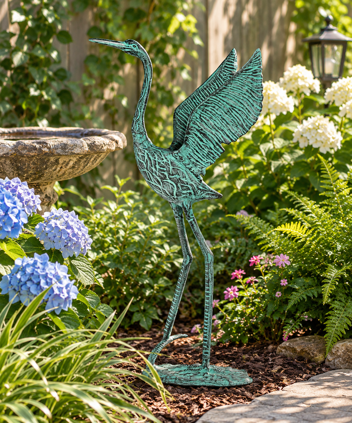 Heron Bird Statue