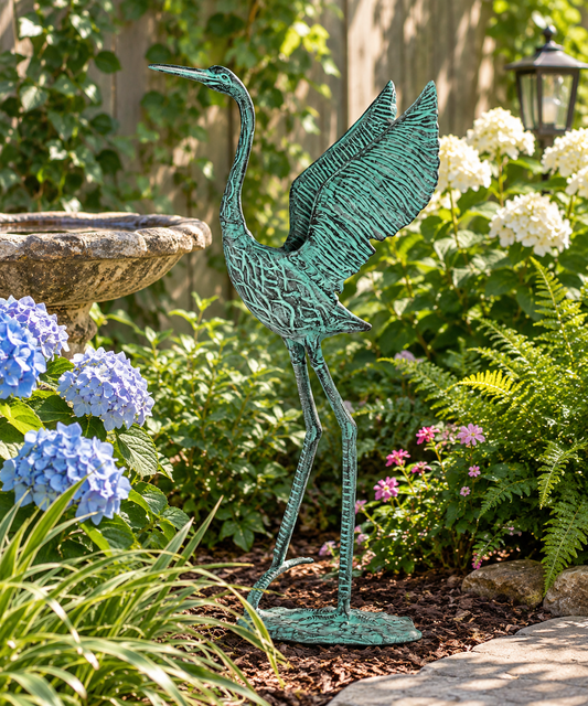 Heron Bird Statue
