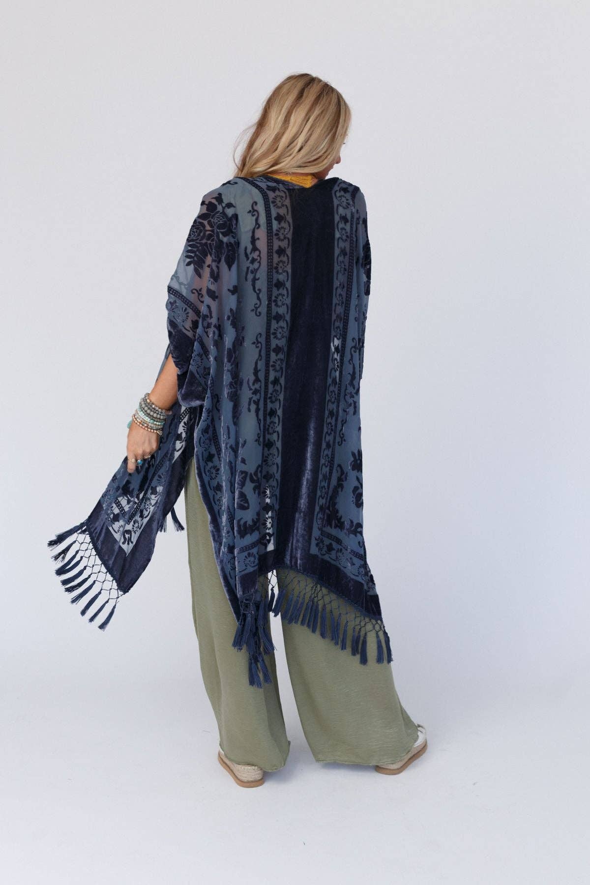 Crushin' On You Velvet Kimono
