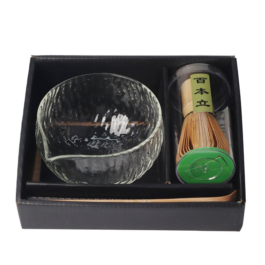 Matcha Latte Bowl with Whisk and Scoop
