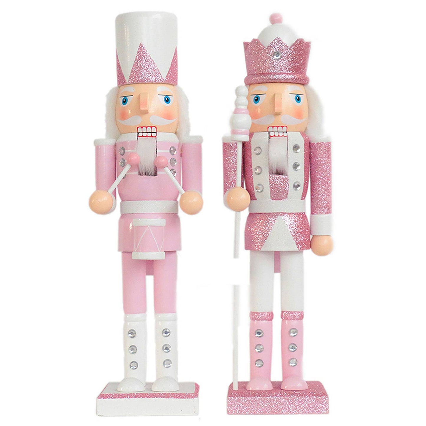 Pink Splendor Nutcrackers, set
