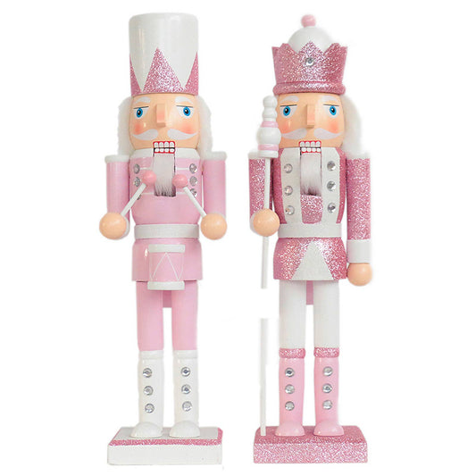 Pink Splendor Nutcrackers, set