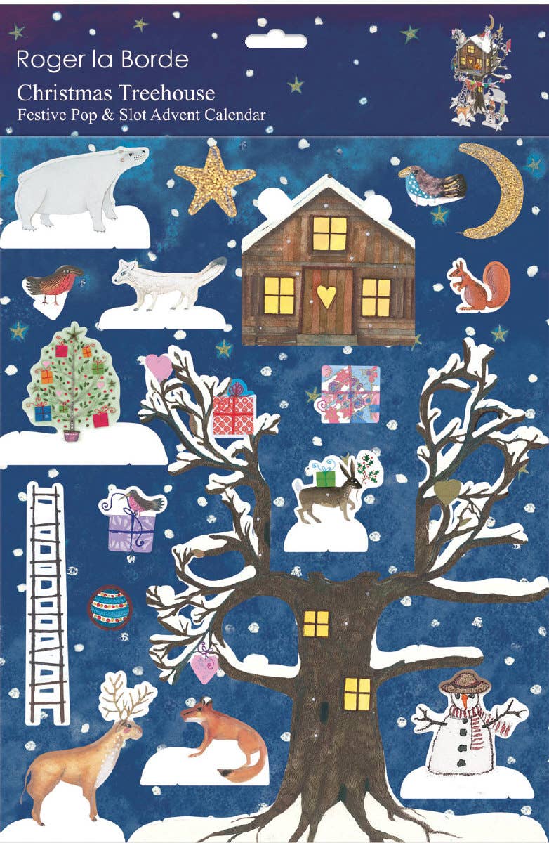 Christmas Treehouse Pop & Slot 3D Advent