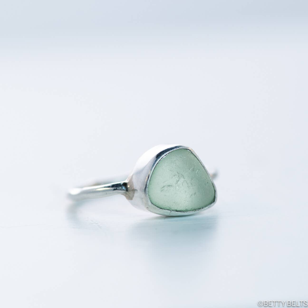 Betty Micro Genuine Sea Glass Ring
