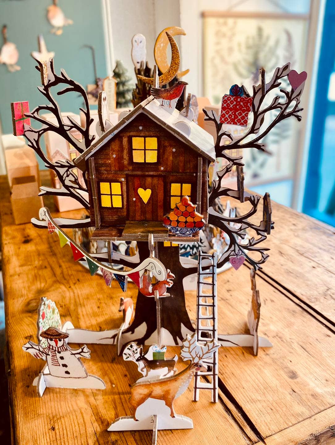 Christmas Treehouse Pop & Slot 3D Advent