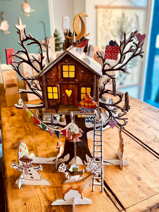 Christmas Treehouse Pop & Slot 3D Advent