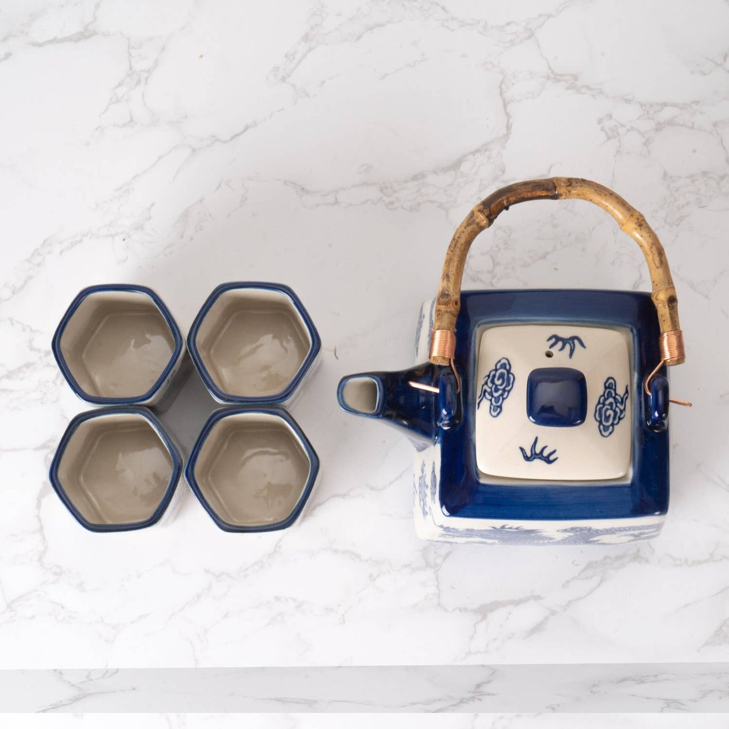 Oriental Dragon Tea Set