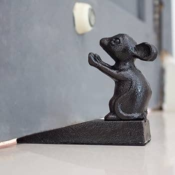 Cast Iron Mouse Doorstop
