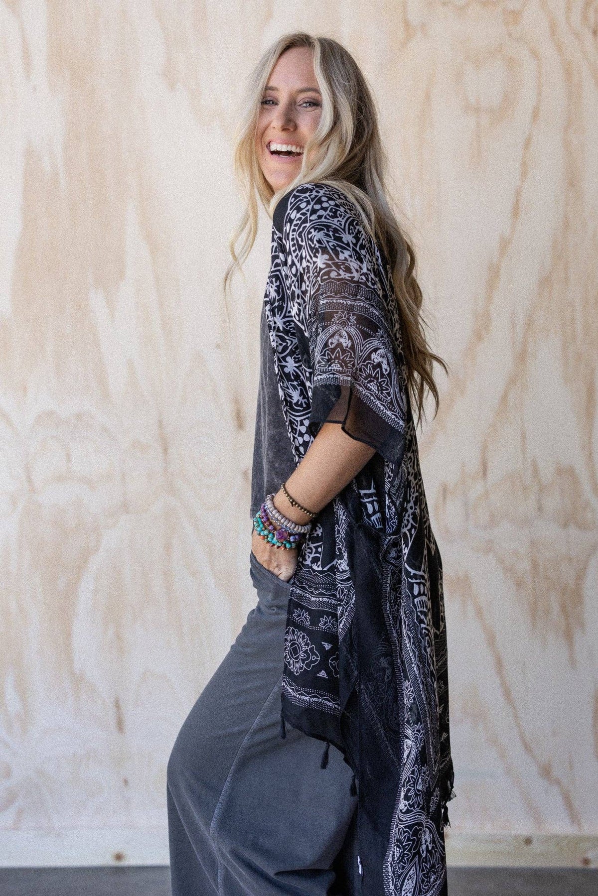 Mandala Tassel Kimono