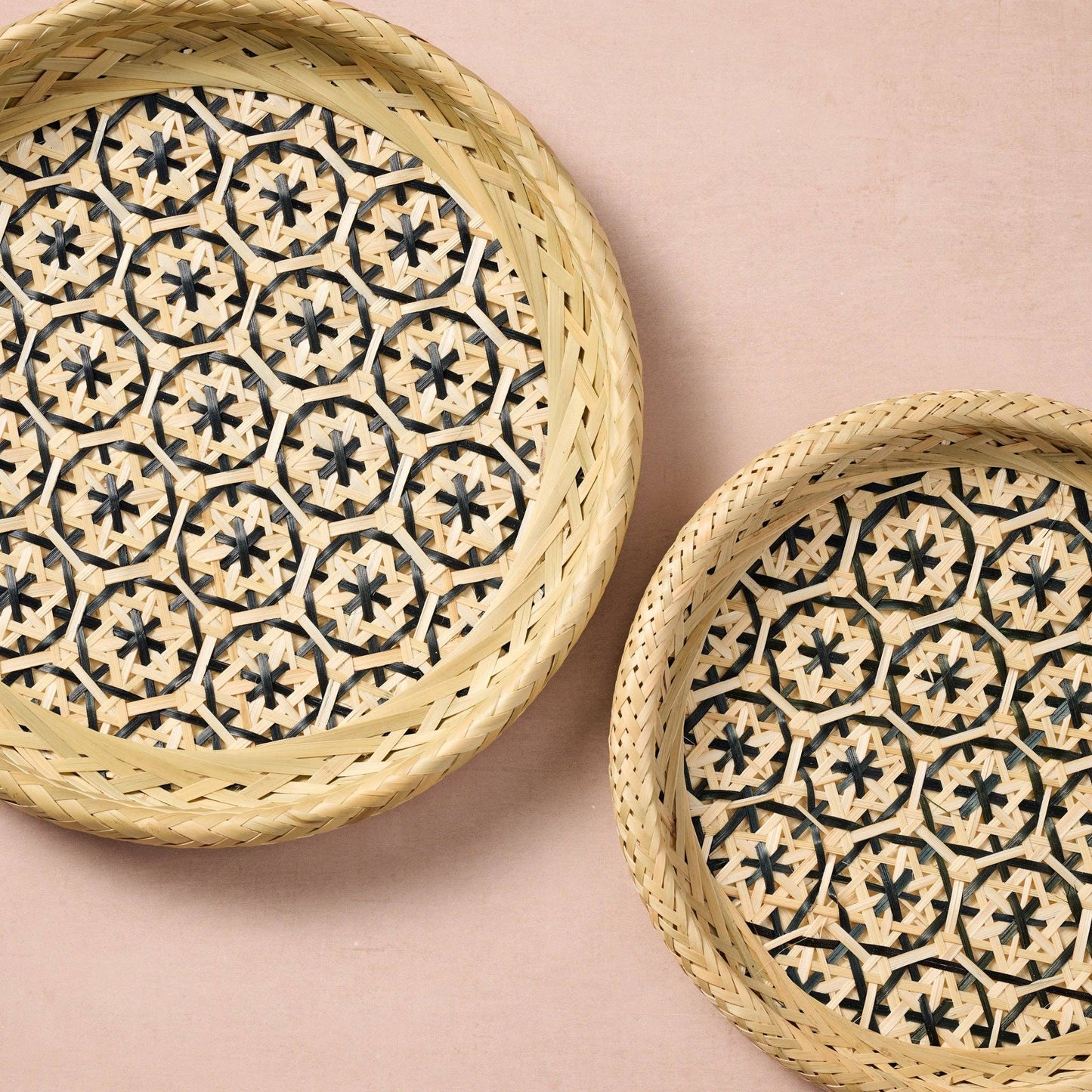 Phu An Bamboo Basket with Black