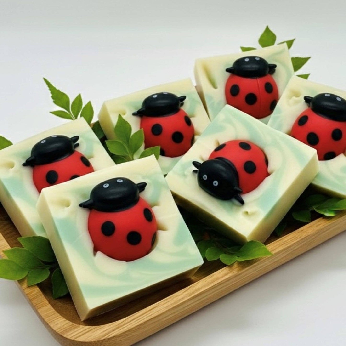 Ladybug Handmade Novelty Soap Bar VEGAN COLD PROCESS