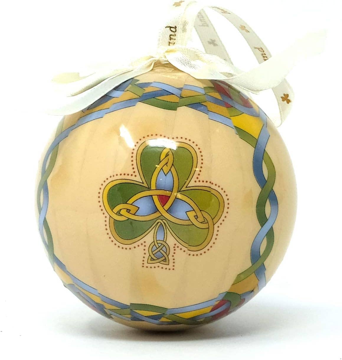 Irish Symbols Designed Christmas Baubles Set of 4