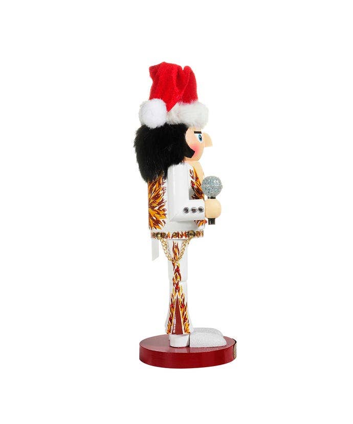 11"ELVIS IN FLAME SUIT NUTCRACKER